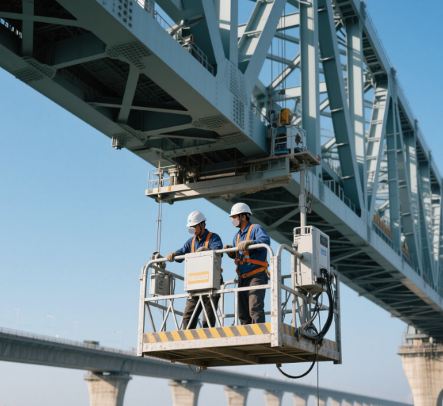 桥梁电动吊篮施工 桥梁电动吊篮施工
